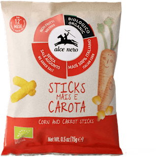 Sticks mais e carota alce nero
