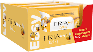 Easy Baby Saviette con aloe vera ed estratto di miele confezione tripacco FRIA