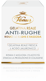 Crema viso anti-rughe Gelatina Reale e Acido Ialuronico Venus