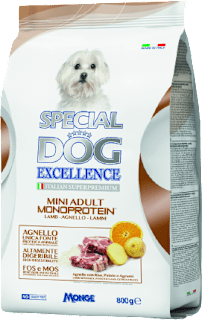 Cibo secco per cani adulti di taglia mini con agnello  SPECIAL DOG EXCELLENCE