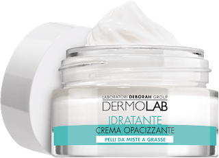 Crema opacizzante idratante con acido ialuronico DERMOLAB