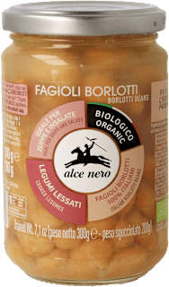 Fagioli borlotti lessati BIO alce nero