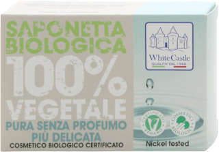 Sapone solido biologico senza profumo White Castle
