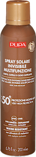 Vlažilni brezbarvni sprej za sončenje, ZF 50 PUPA