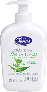 Sapone liquido con antibatterico menta ed eucalipto Venus
