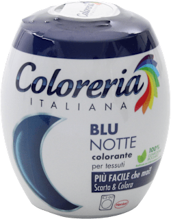Colorante per tessuti blu notte Coloreria ITALIANA