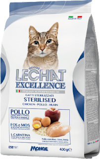 Cibo secco per gatti sterilizzati al gusto pollo    LECHAT EXCELLENCE