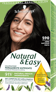 Colore Permanente Nutriente Nero Naturale 590 Natural & Easy