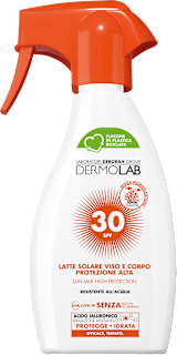 Latte solare viso e corpo protezione alta SPF30 DERMOLAB