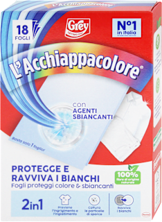 L’Acchiappacolore fogli proteggi colore & sbiancanti Grey