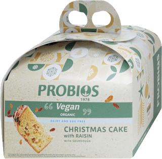 Dolce natalizio bio vegano con uvetta  PROBIOS