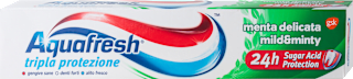 Dentifricio tripla protezione menta delicata Aquafresh