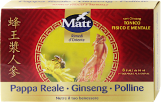 Pappa reale, ginseng e polline Matt