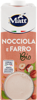 Bevanda alla nocciola e farro bio Matt