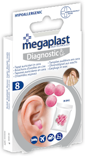 Tappi auricolari in cera megaplast