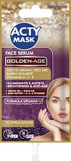 Siero viso illuminante e anti-età Golden-Age ACTY MASK
