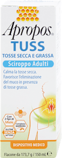 Sciroppo Tuss tosse grassa e secca Apropos