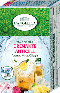 Tisana drenante anticell con ananas, matè e ciliegio L'ANGELICA