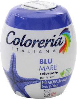 Colorante per tessuti blu mare Coloreria ITALIANA