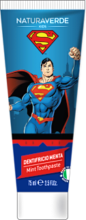 Dentifricio alla menta Superman  NATURAVERDE KIDS