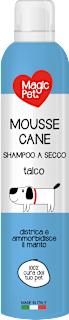 Shampoo mousse a secco per animali Magic Pet