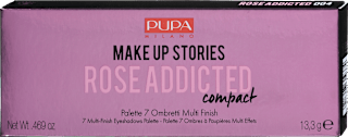 Paleta senčil za veke Make up stories palette 004 Rose Addicted  PUPA