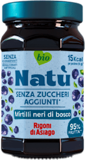 Bio voćni namaz od borovnica bez šećera Natù
