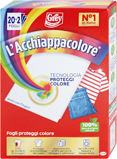 L’Acchiappacolore fogli proteggi colore Grey