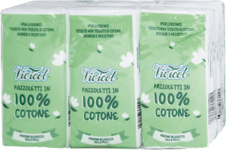 Fazzoletti in 100% cotone Vivicot