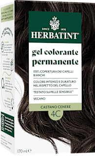 Gel colorante permanente 4C Castano Cenere HERBATINT