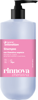 Shampoo con cheratina vegetale  Organic Innovation