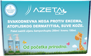 Paket za ekcem i suvu kožu AZETA bio