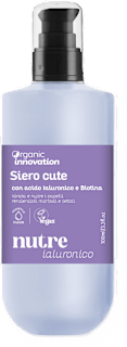 Siero cute con acido ialuronico e biotina Organic Innovation