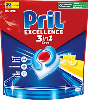 Caps lavastoviglie Excellence 3in1 Limone Pril