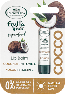 frutta Viva superfood balzam za usne Kokos i Vitamin E L'ANGELICA