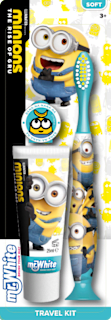 Kit viaggio Minions dentifricio e spazzolino Mr.White