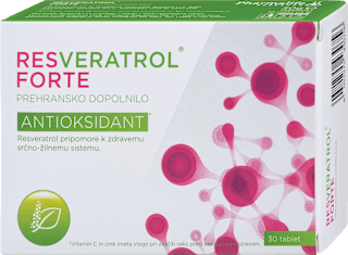 Prehransko dopolnilo RESVERATROL FORTE  Pharmalife