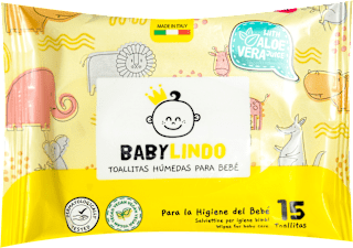 Vlažne maramice za bebe sa aloe verom Baby Lindo