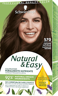 Colore Permanente Nutriente Castano Naturale 570 Natural & Easy