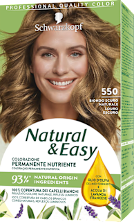 Colore Permanente Nutriente Biondo Scuro Naturale 550 Natural & Easy