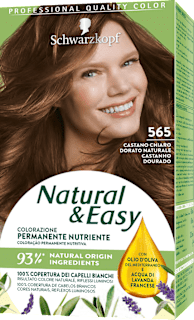 Colore Permanente Nutriente Castano Chiaro Dorato Naturale 565 Natural & Easy