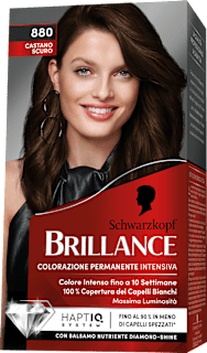 Colorazione permanente castano scuro Schwarzkopf Brillance