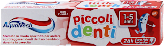 Dentifricio per bambini piccoli denti Aquafresh