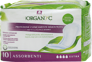 Assorbenti per incontinenza extra ORGANYC
