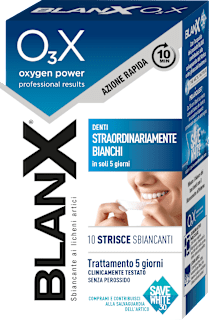 Strisce sbiancanti O₃X oxygen power Blanx