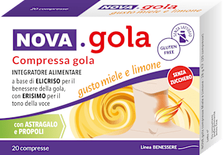 Compresse Nova gola miele e limone NOVA.gola