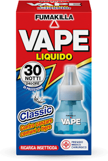 Ricarica liquida 30 notti contro le zanzare VAPE