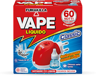 Elettroemanatore liquido Infinity 60 notti con ricarica VAPE