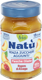 Composta Natù Bio di pesche gialle Rigoni di Asiago