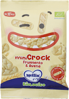 Mini Crock biologici al frumento e avena  Mellin